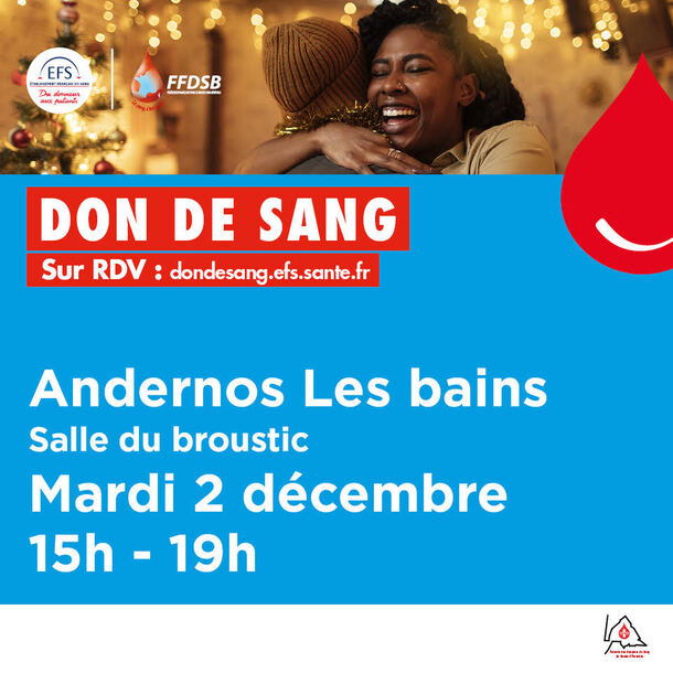 Collecte de sang Andernos